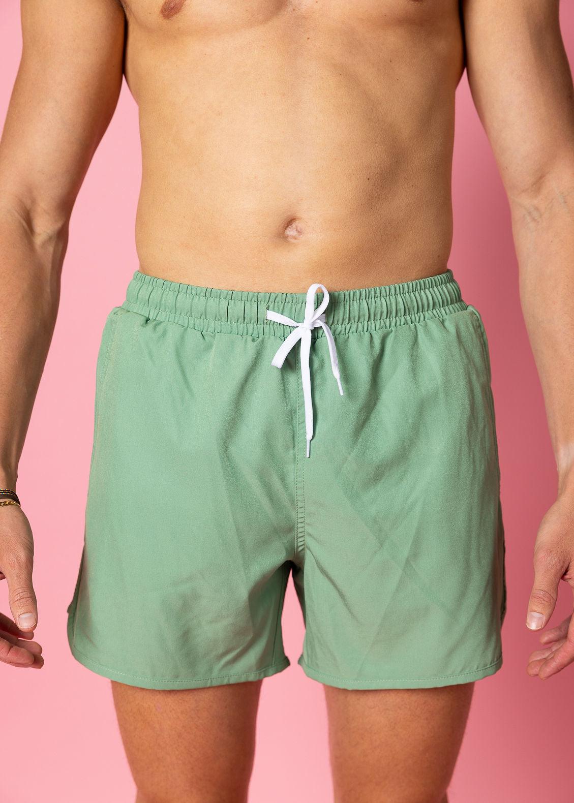 Mens Swimsuit - Shorts - Meadow Green
