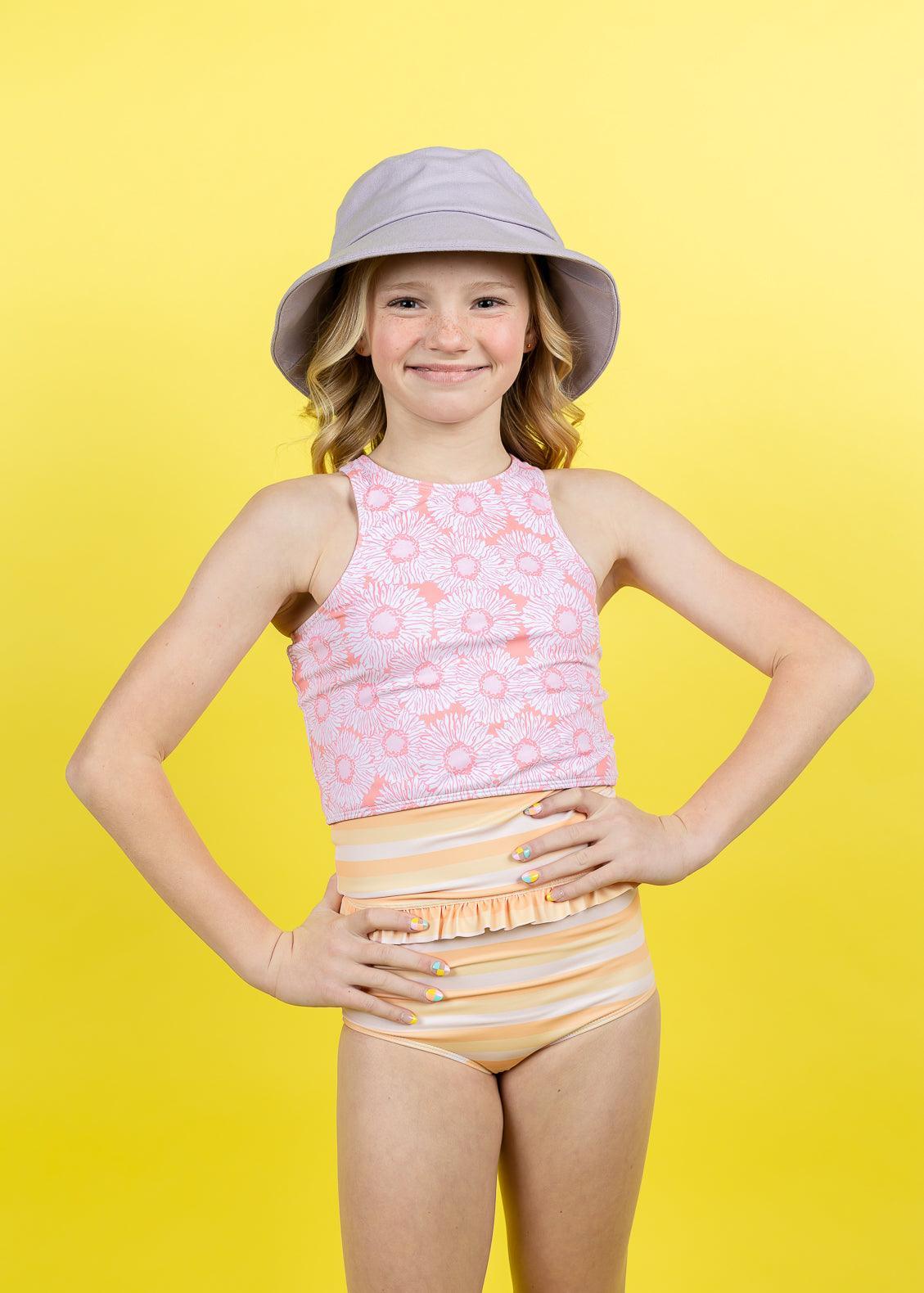 tween crotch Teen Girls Mid-Ruffle Bottoms | Kortni Jeane 🦄 | Mix n' Match Swimsuits