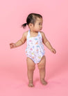 Baby Girl One-Piece Swimsuit - Dinos