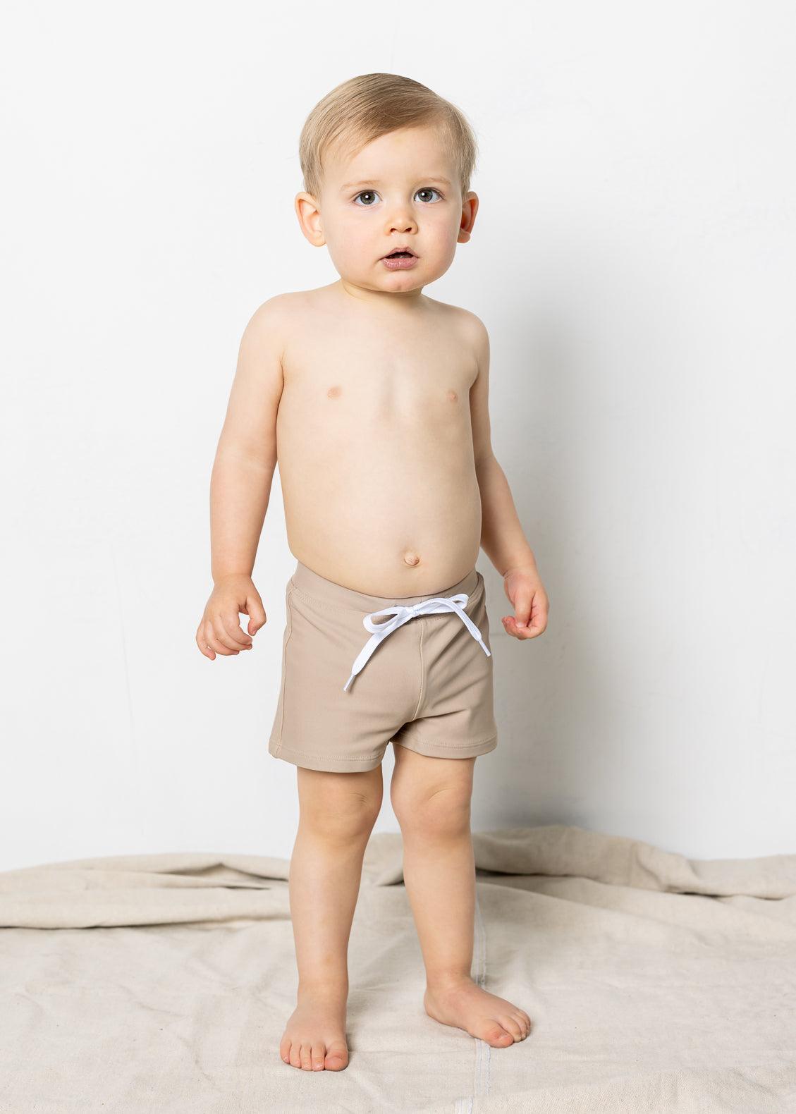 Baby Euro Shorts | Taupe - Kortni Jeane
