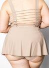 Detached Short Skirt | Taupe - Kortni Jeane