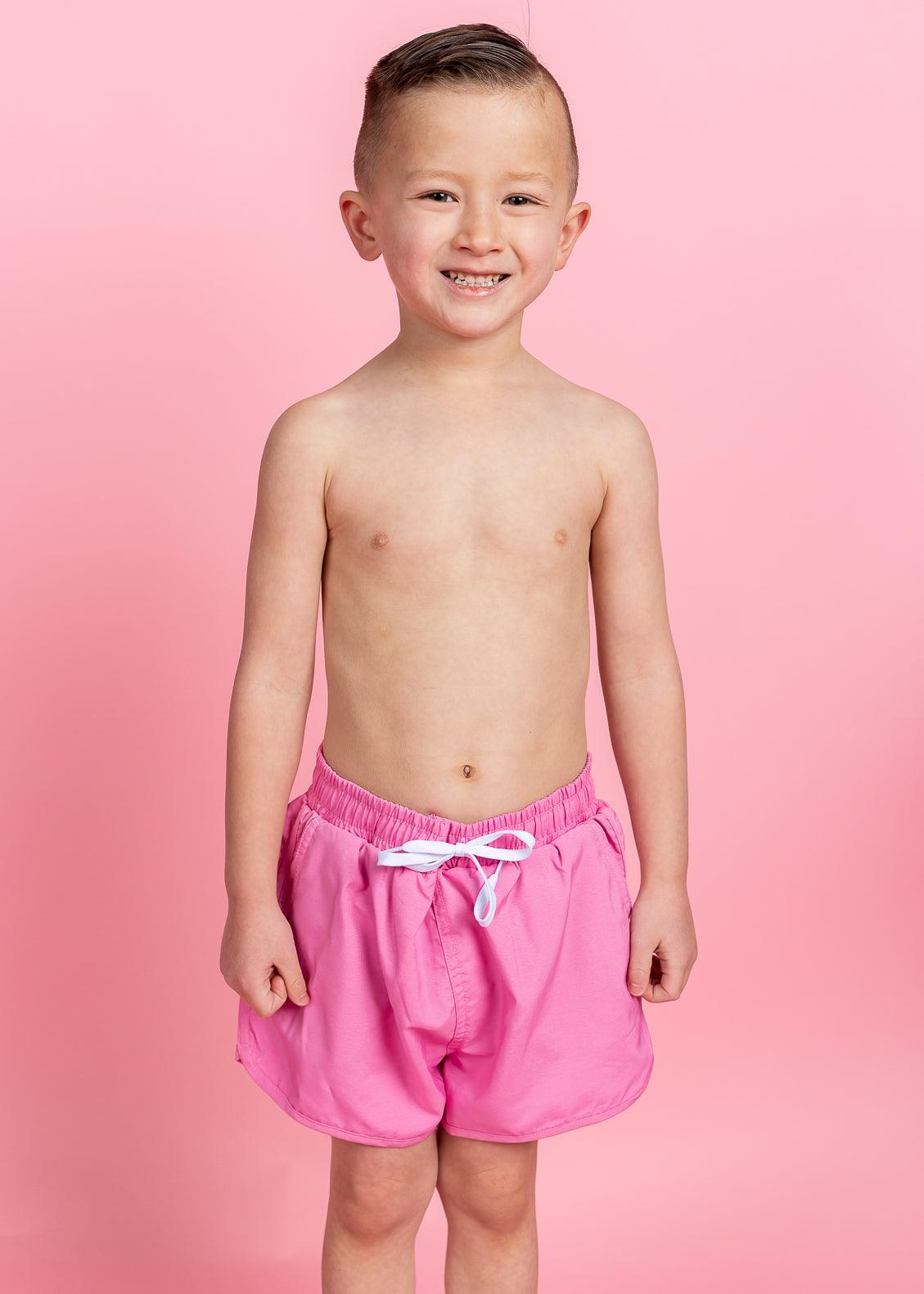 Boys Swimsuit - Shorts  - Sweet Pink