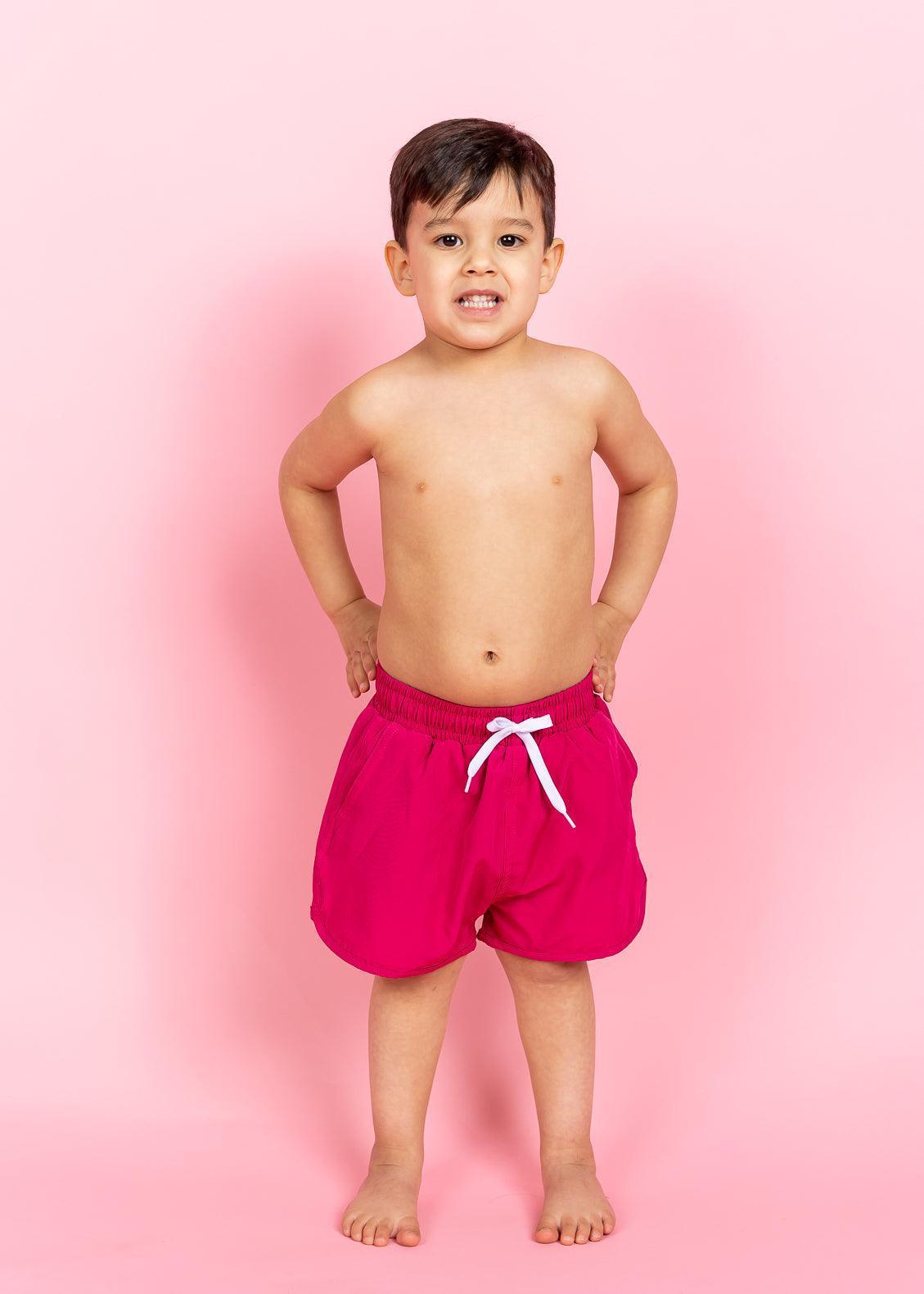 Boys pink swim shorts sale