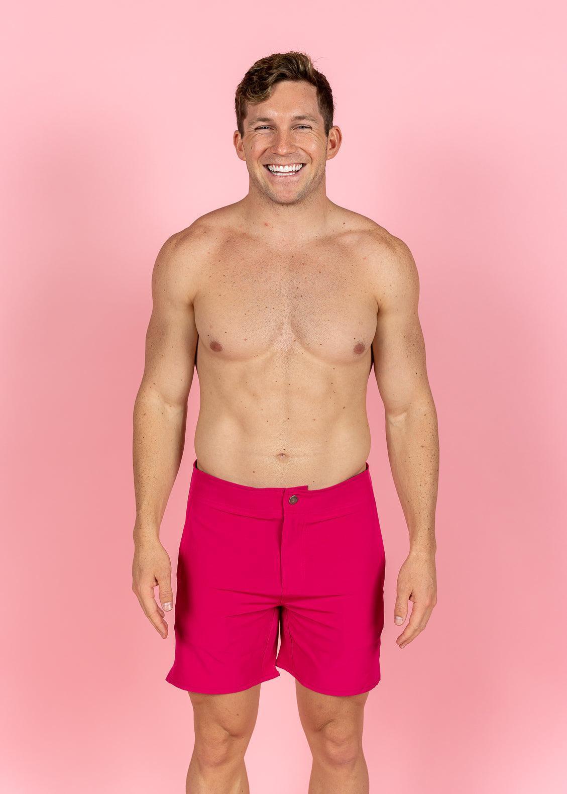 Men s Boardies Bold Fuchsia