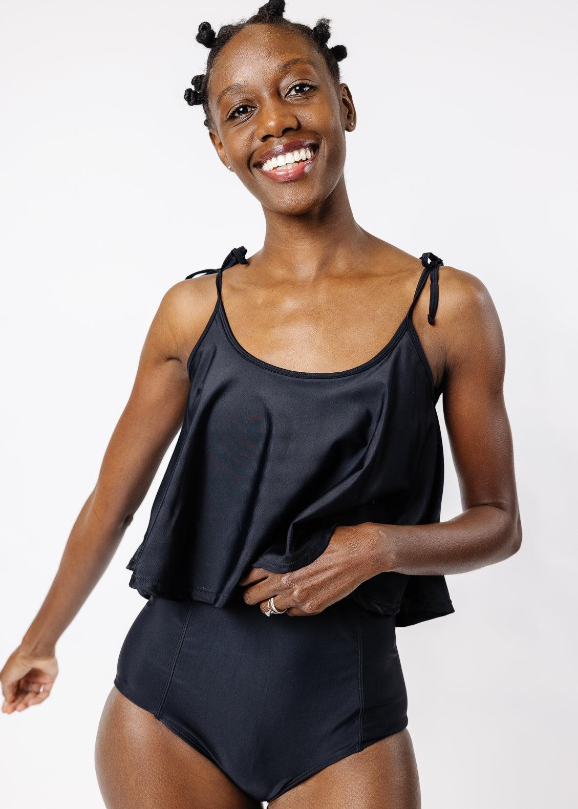 High Waist Women's Swimsuits With Shorts Hot Ladies Two Piece