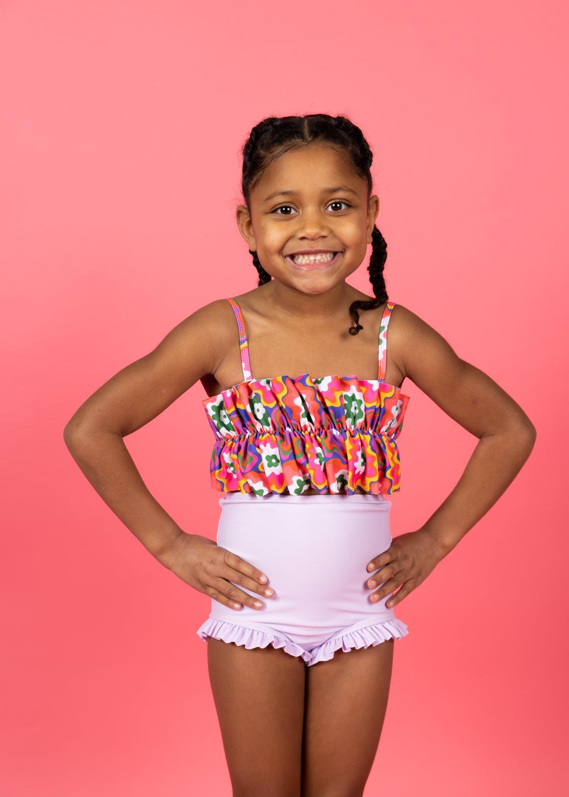 kortni jeane ruffle around top