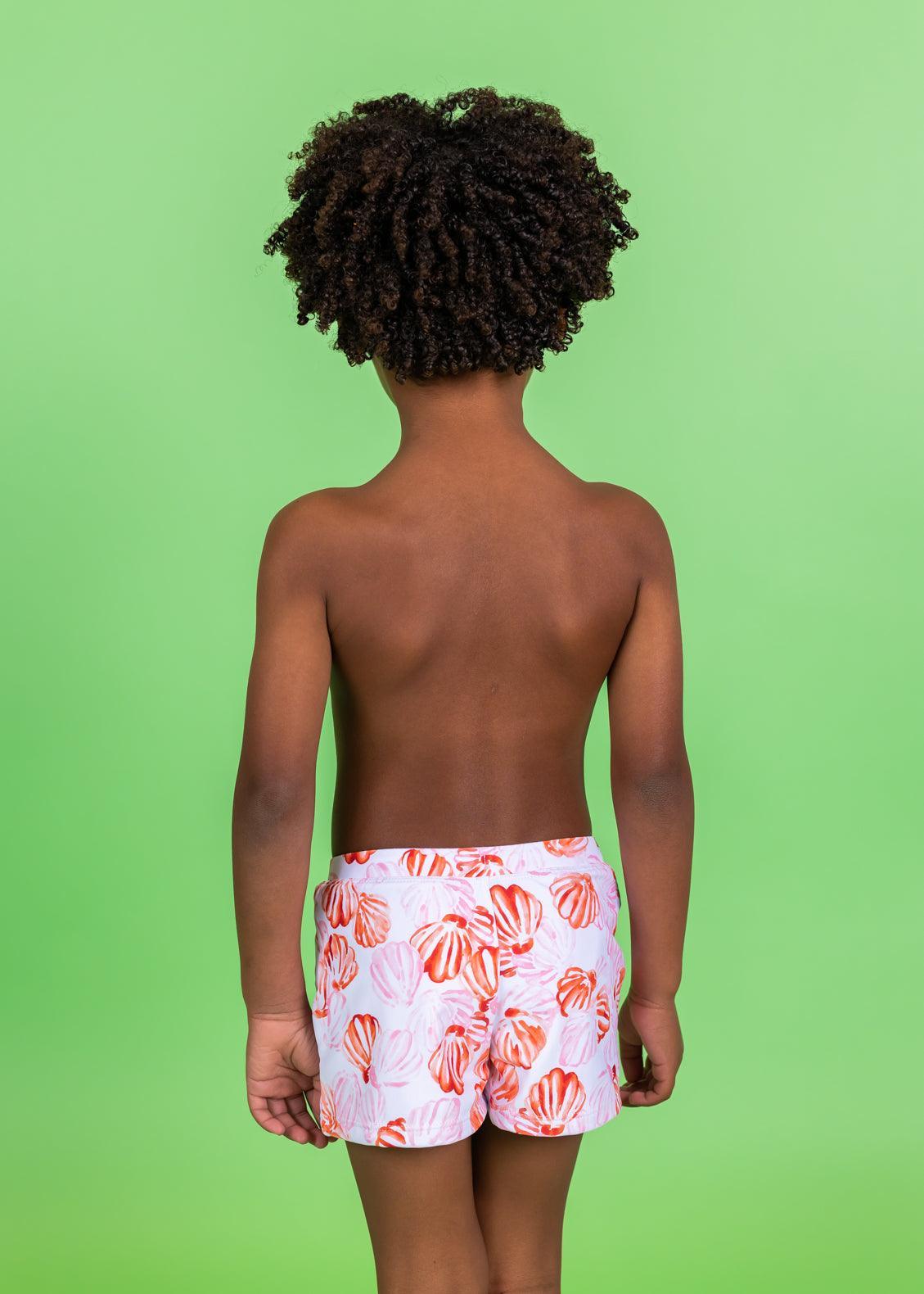 Boys Swimsuit - Shorts - Painted Clams