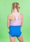 Teen Girl Crop Top Swimsuit - Just Lilac