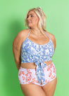 High-Waisted Swimsuit Bottom - Painted Clams