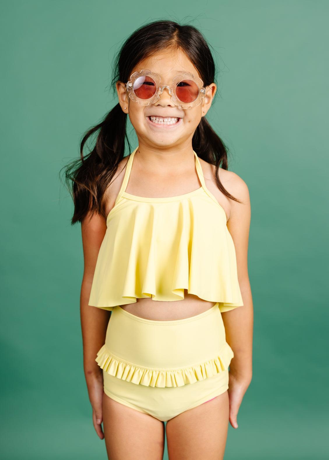 Mini Mid Ruffle Bottoms Mellow Yellow