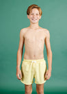 Teen Boy Swimsuit - Shorts - Mellow Yellow