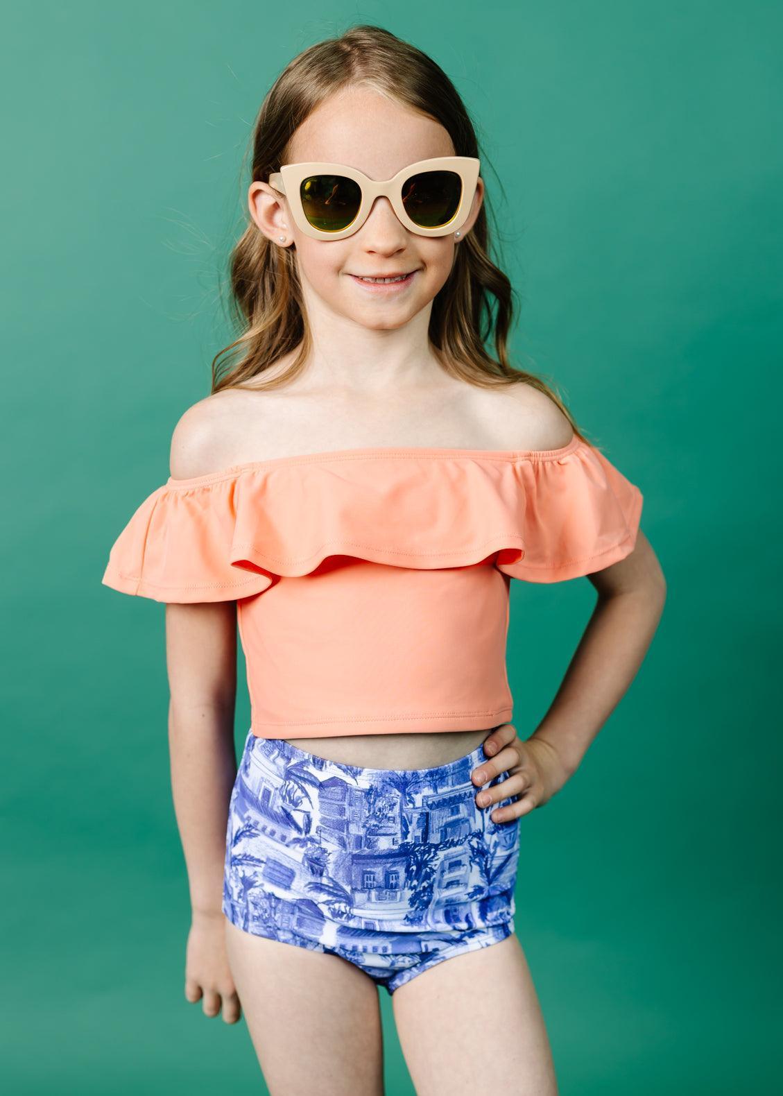 Girls HighWaisted Bottoms Kortni Jeane 🦄 Mix n’ Match Swimsuits