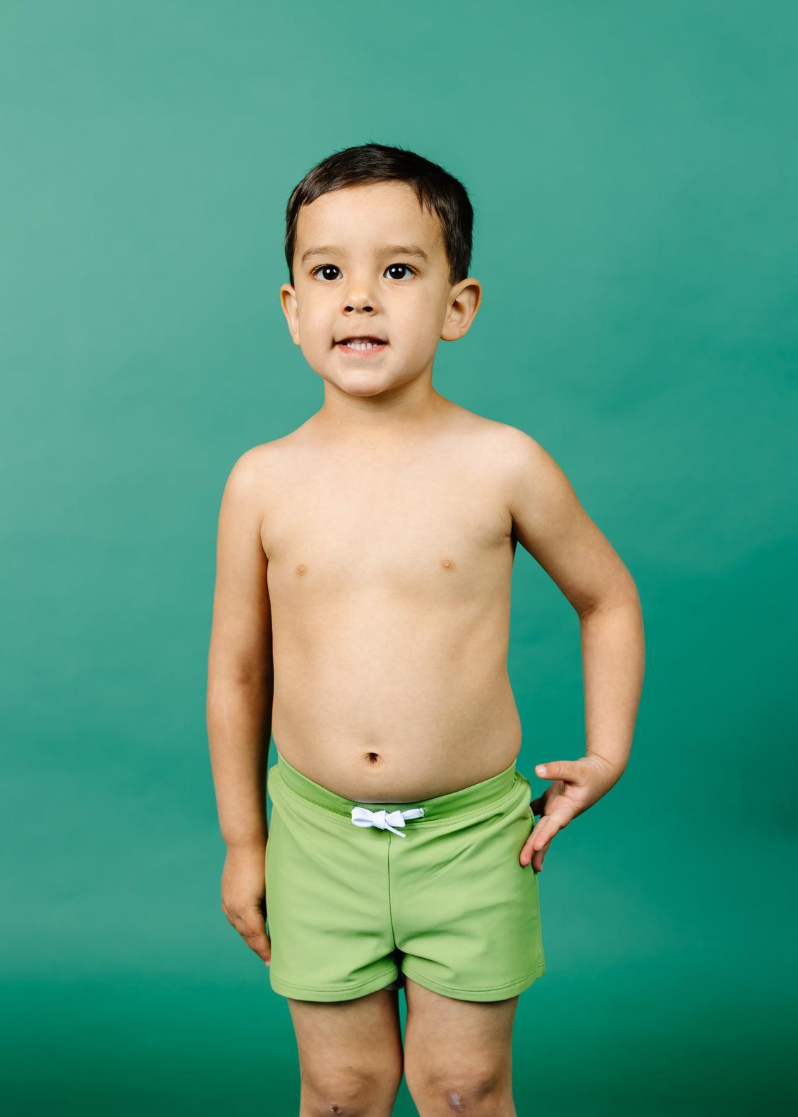 Boys Swimsuit - Shorts - Sweet Pea Green