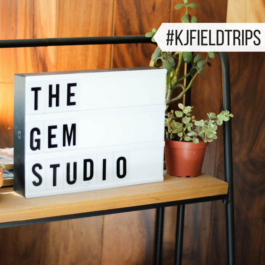 #KJfieldtrip at The Gem Studio - Kortni Jeane