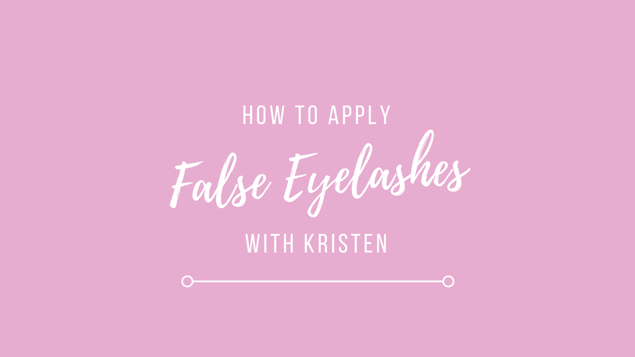 How To Apply False Eyelashes - Kortni Jeane