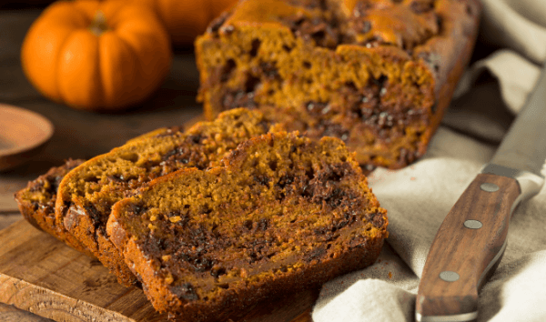 Chocolate Chip Pumpkin Bread - Kortni Jeane