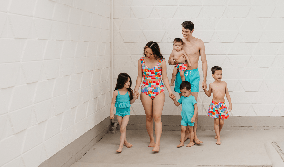 Matching Family Swimmers - Kortni Jeane