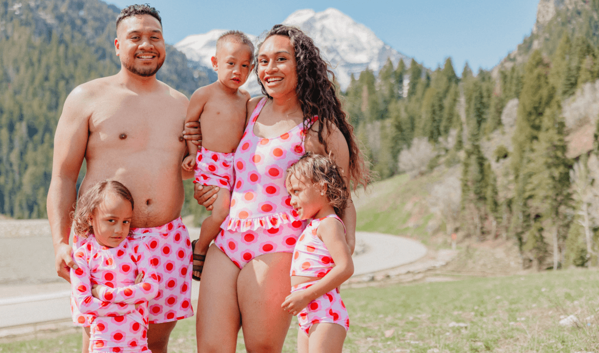 Family Matching Swim - Kortni Jeane