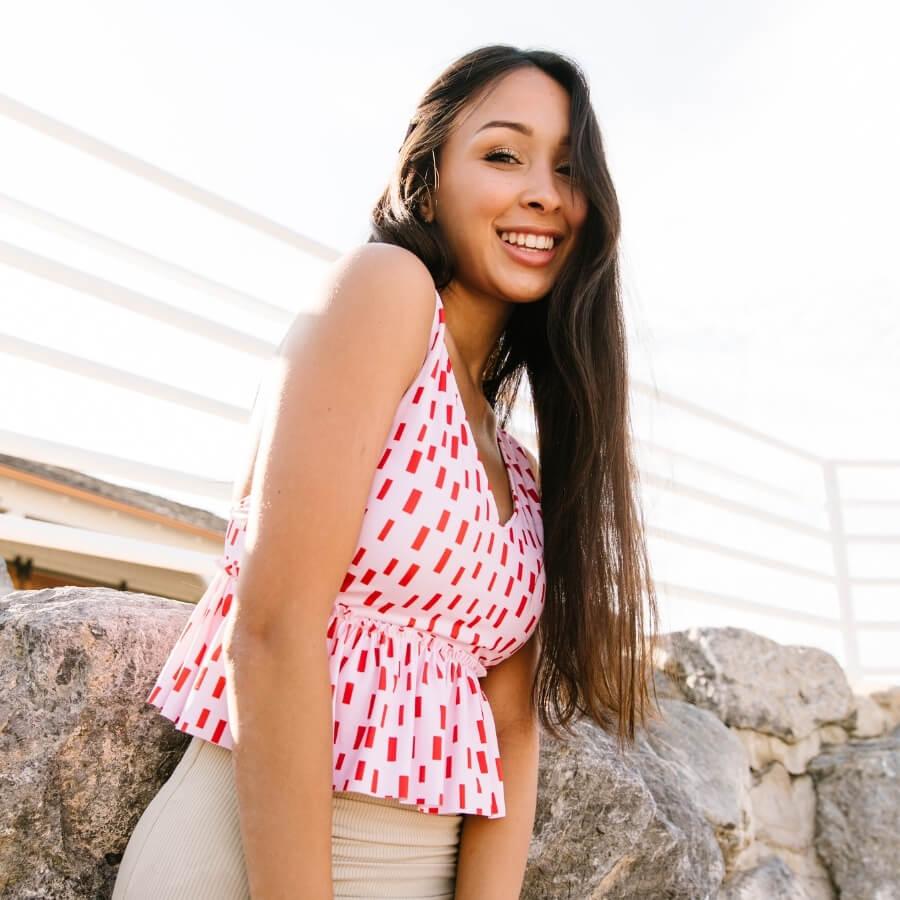 Up Close Look: Dashing in Pink 🍓 - Kortni Jeane
