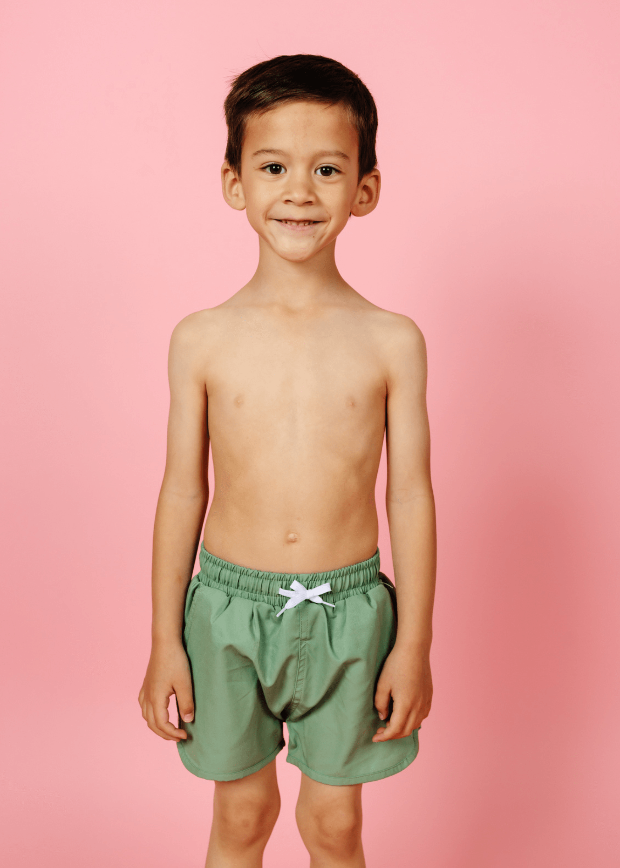 Boys Swimsuit - Shorts  - Meadow Green