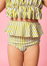 Mini Peplum Bottoms | Pear Stripes - Kortni Jeane