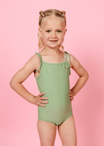 Girls One-Piece Swimsuit - Meadow Green