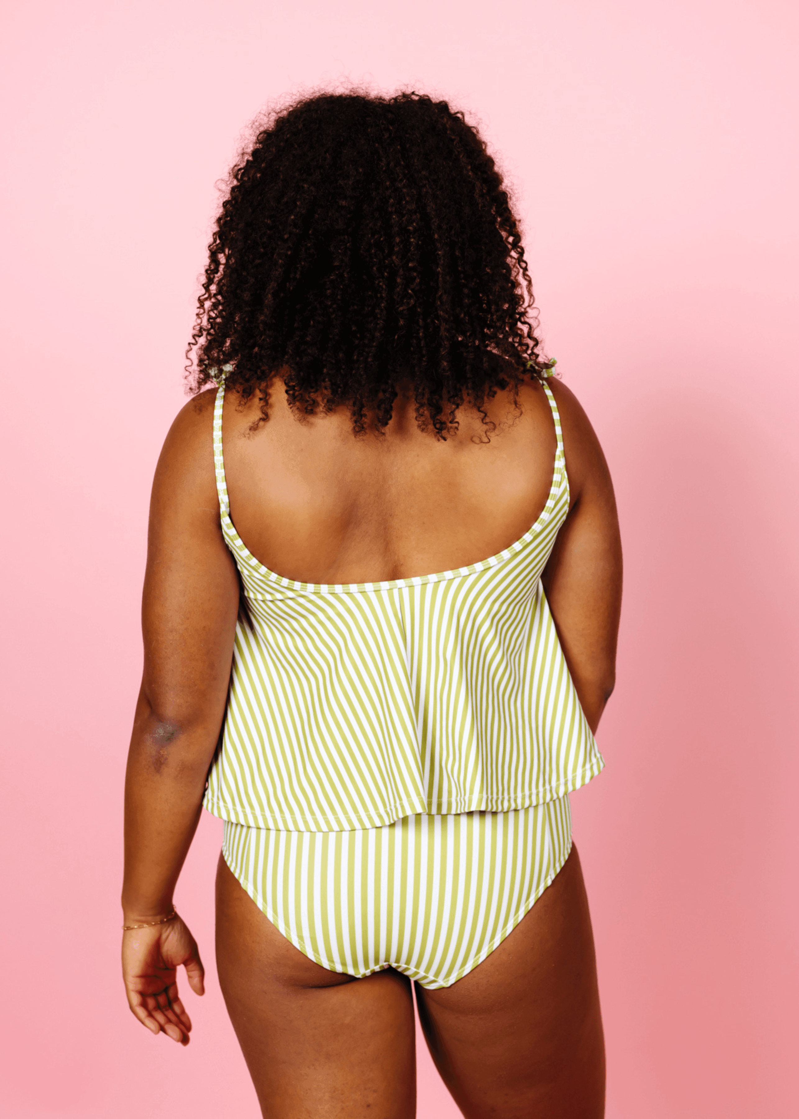 Mid-Rise Bottoms | Pear Stripes - Kortni Jeane