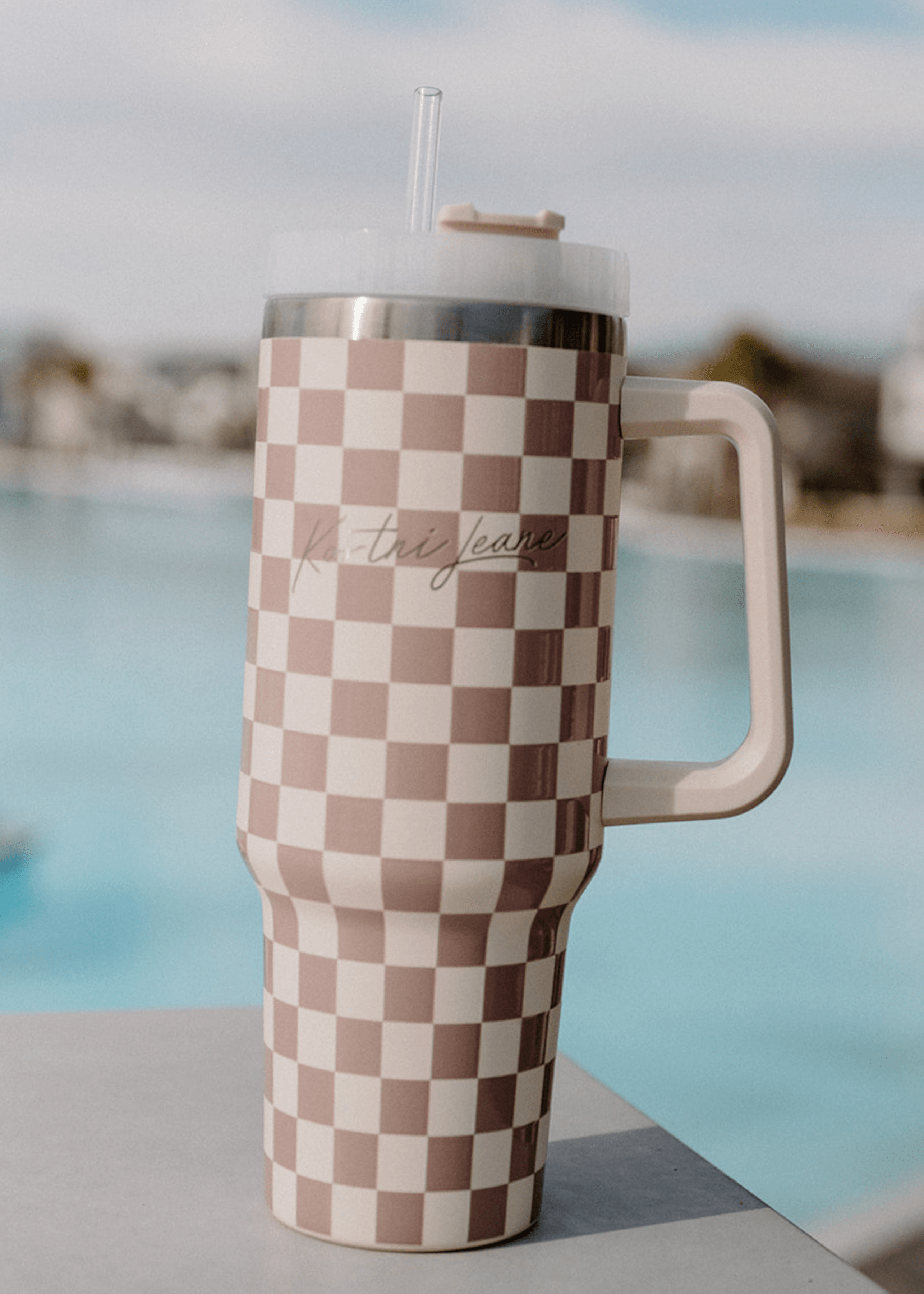 Checkered Tumbler