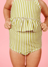 Mini Peplum Top | Pear Stripes - Kortni Jeane