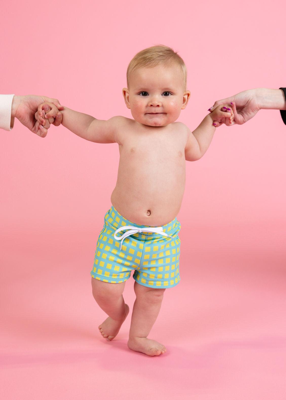 Baby Boy Swimsuit - Shorts - Block Party