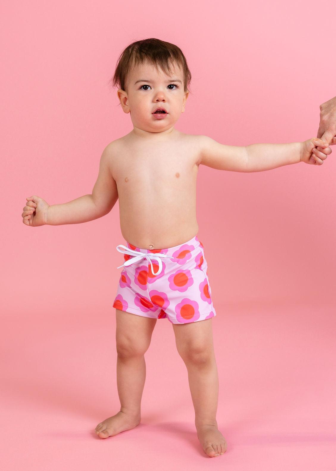 Baby Boy Swimsuit - Shorts - Disco Daisy