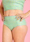 High-Waisted Swimsuit Bottom - Block Party