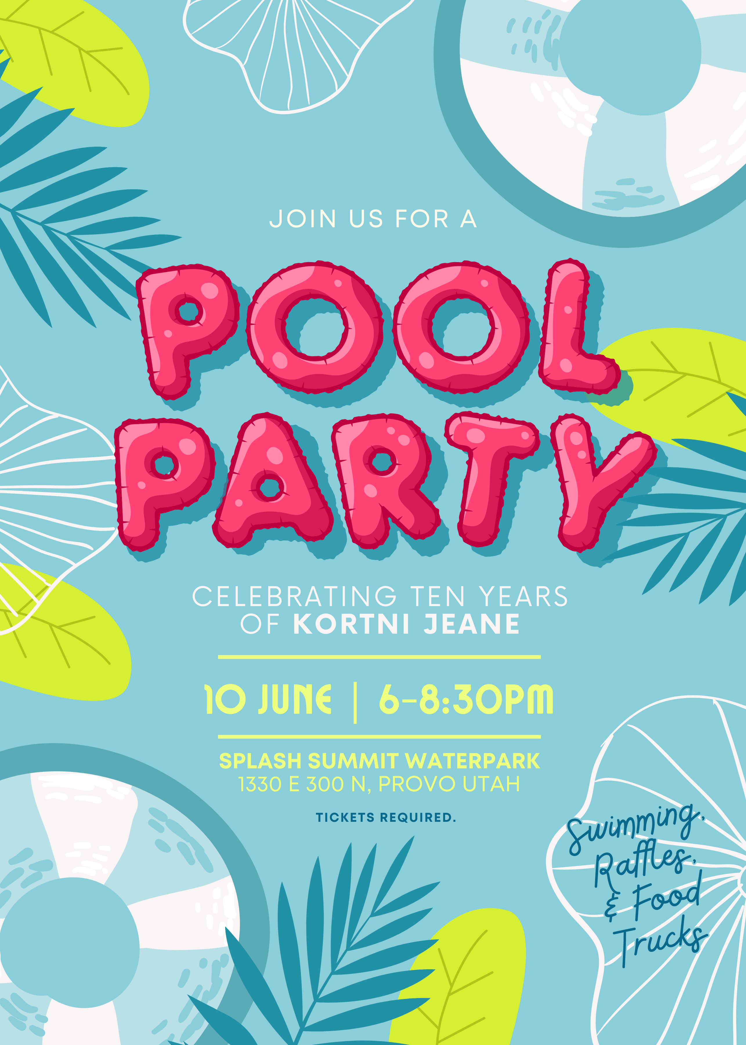 Kortni Jeane Pool Party: Ticket Reservations