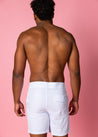 Mens Swimsuit - Trunks - Light Blue Stripe