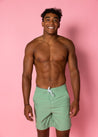 Mens Swimsuit - Trunks - Meadow Green