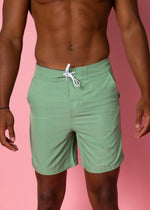 Mens Swimsuit - Trunks - Meadow Green