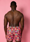 Mens Swimsuit - Shorts - Psychedelic Flower