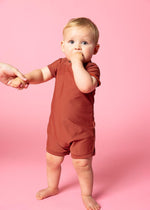 Baby Girl/Boy Swimsuit Rashguard One-Piece - Amber Brown