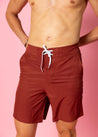 Mens Swimsuit - Trunks - Amber Brown