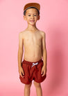 Boys Swimsuit - Shorts  - Amber Brown