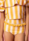 Teen Girl High-Waisted Swimsuit Bottoms - Vintage Triangles