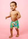 Baby Boy Swimsuit - Shorts - Big Bloom