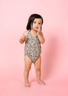 Baby Girl One-Piece Swimsuit - Antique Daisy