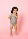 Baby Girl One-Piece Swimsuit - Antique Daisy
