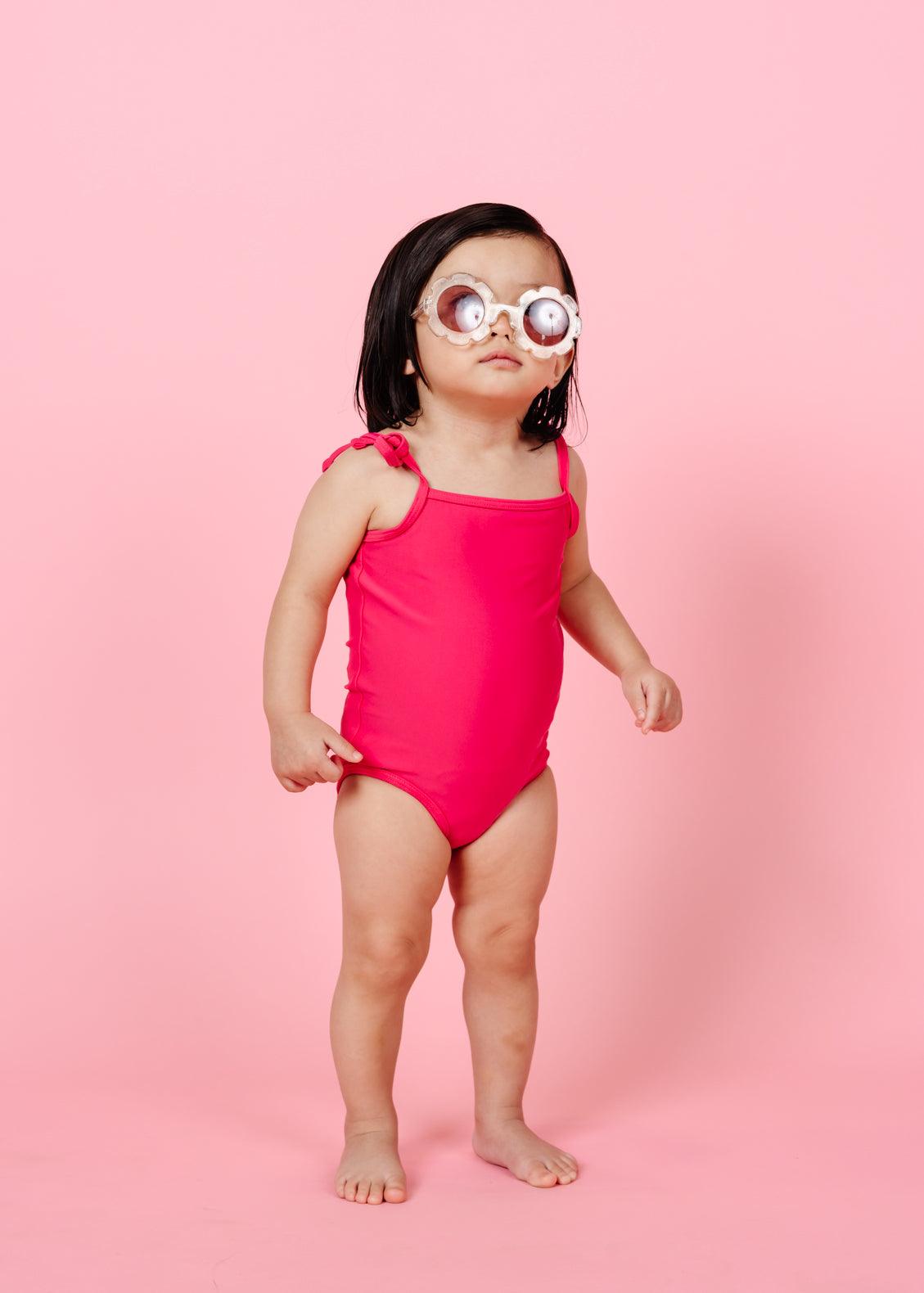 Baby Simply One-Piece | Pink Raspberry - Kortni Jeane