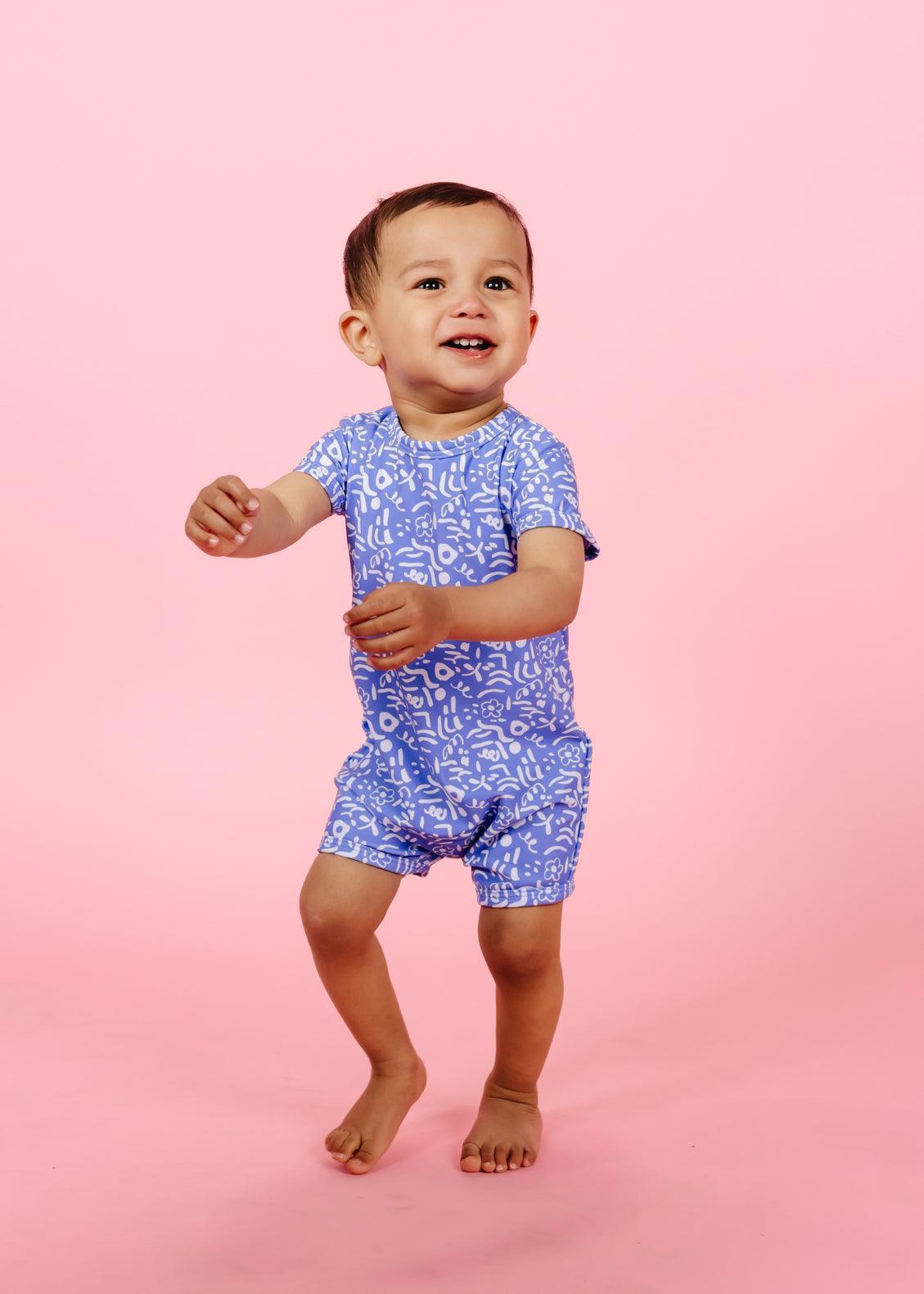 Baby Shorties Rashguard (Unisex) | Doodles - Kortni Jeane