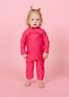 Baby Rashguard One-Piece (Unisex) | Pink Raspberry - Kortni Jeane