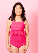 Youth Smocked Bottoms | Pink Raspberry - Kortni Jeane