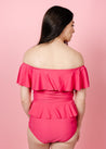 Ruffled Around Top | Pink Raspberry - Kortni Jeane