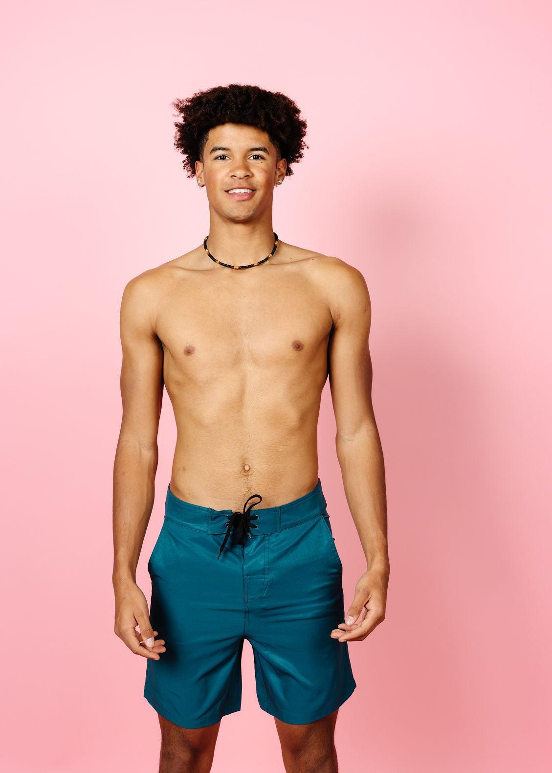 Mens Swimsuit - Trunks - Midnight Teal
